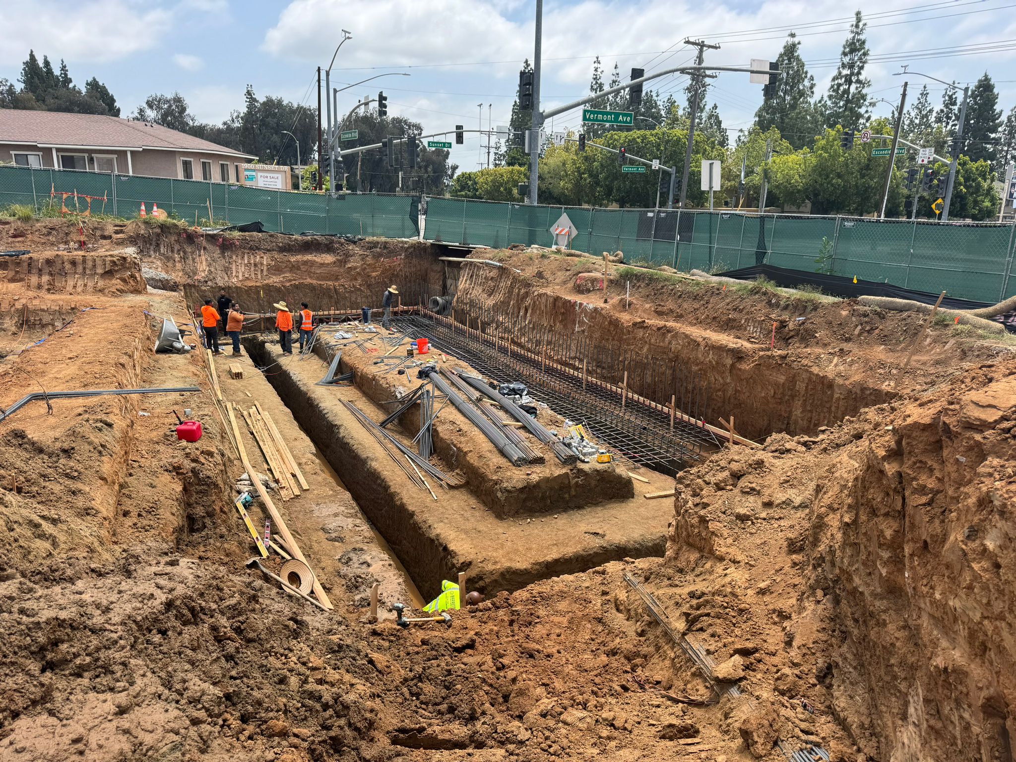 Masonry construction project